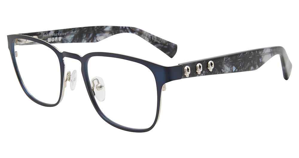 JOHN VARVATOS OPTICAL VJV187 Eyeglasses NAVY-0NAV 51mm