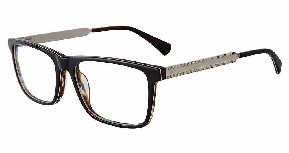 JOHN VARVATOS STAR USA OPTICAL VJVC003 Eyeglasses BLACK-0BLA 55mm