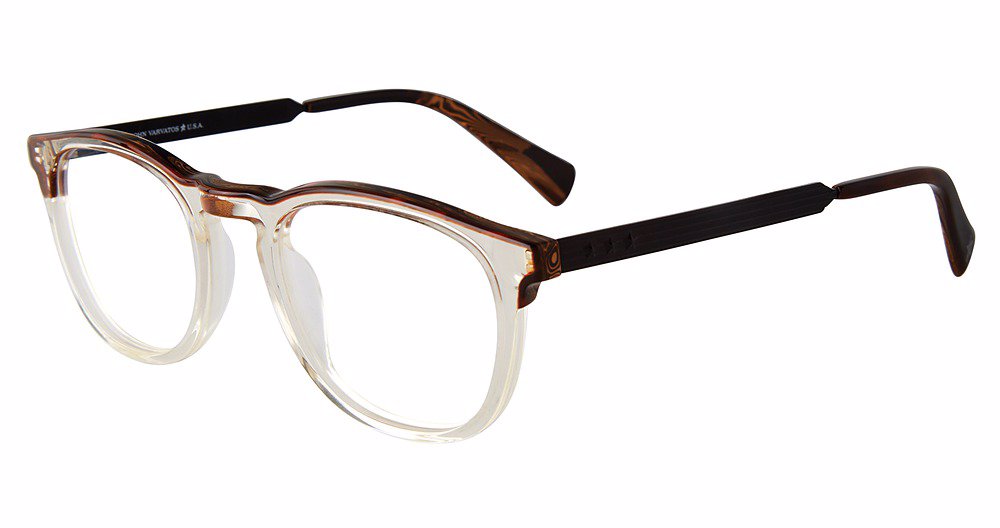 JOHN VARVATOS STAR USA OPTICAL VJVC002 Eyeglasses VINTAGE-CRYSTAL-0CRY 49mm