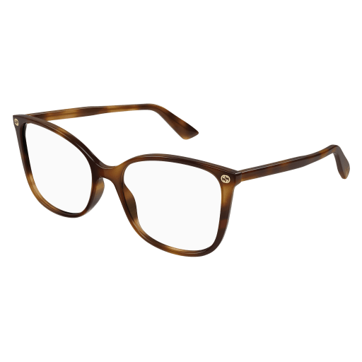 Gucci GG0026O Eyeglasses 002 HAVANA 53mm