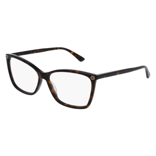 Gucci GG0025O Eyeglasses 002 HAVANA 56mm