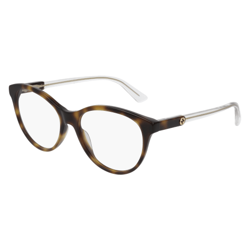 Gucci GG0486O Eyeglasses 003 HAVANA 54mm