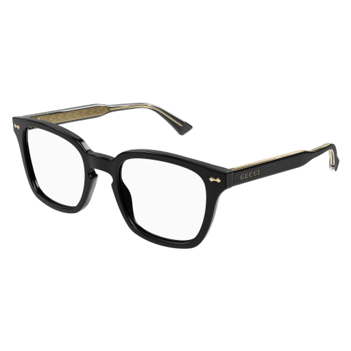 Gucci GG0184O Eyeglasses 001 BLACK 50mm