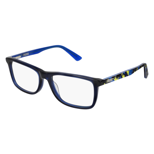 Puma PJ0020O Eyeglasses 002 BLUE 51mm