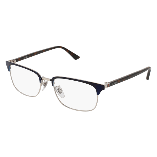 Gucci GG0131O Eyeglasses 003 BLUE 53mm