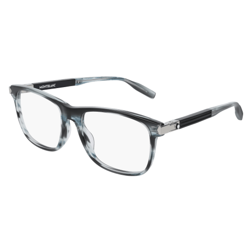 Montblanc MB0035O Eyeglasses 002 BLUE 55mm