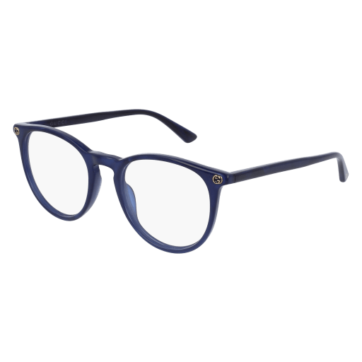 Gucci GG0027O Eyeglasses 005 BLUE 50mm