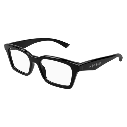Alexander-McQueen AM0476O Eyeglasses 001 BLACK 53mm