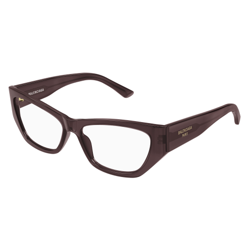 Balenciaga BB0372O Eyeglasses 004 VIOLET 55mm