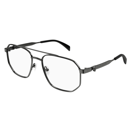 Alexander-McQueen AM0459O Eyeglasses 001 GUNMETAL 57mm