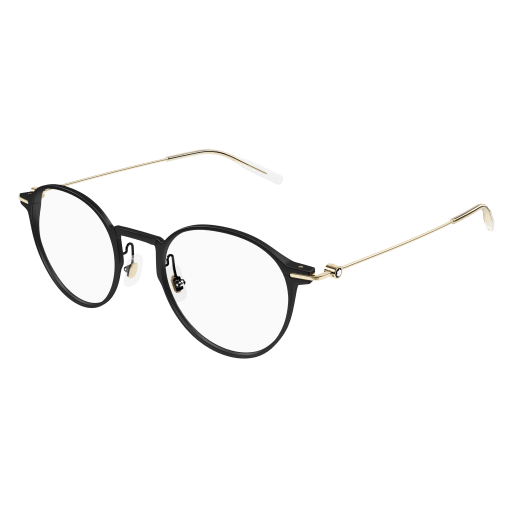 Montblanc MB0357O Eyeglasses 001 BLACK 49mm