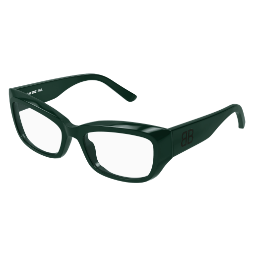 Balenciaga BB0399O Eyeglasses 004 GREEN 55mm