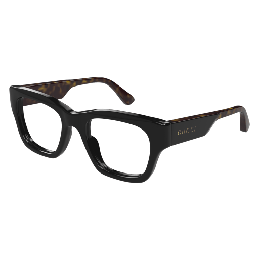 Gucci GG1669O Eyeglasses 005 BLACK 52mm