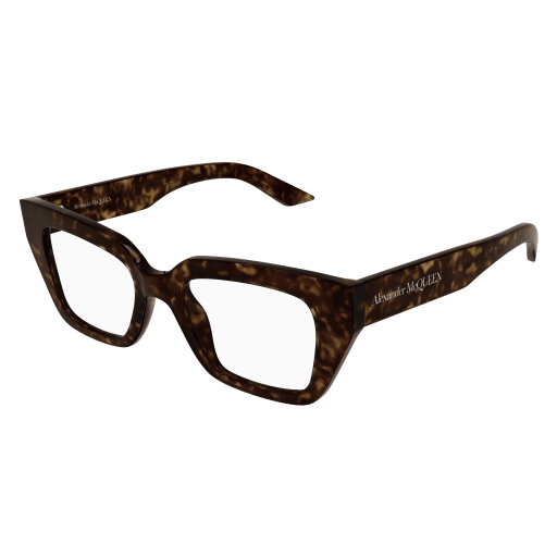 Alexander-McQueen AM0453O Eyeglasses 002 HAVANA 49mm
