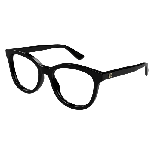 Gucci GG1687O Eyeglasses 001 BLACK 52mm