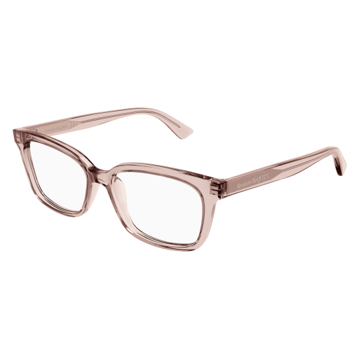 Alexander-McQueen AM0464O Eyeglasses 003 PINK 52mm