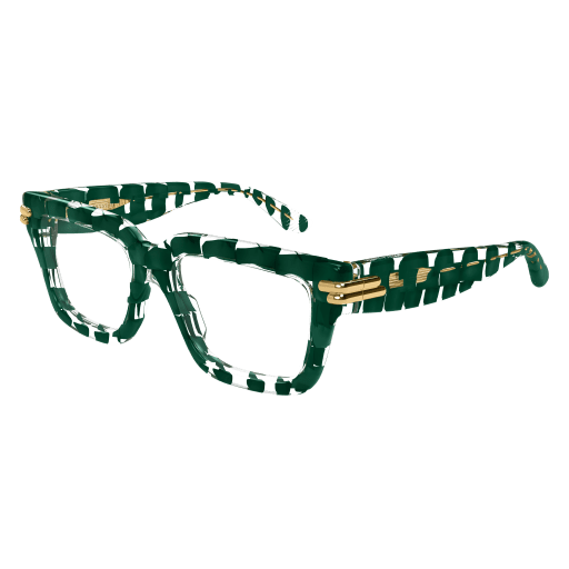 Bottega-Veneta BV1324O Eyeglasses 004 GREEN 53mm
