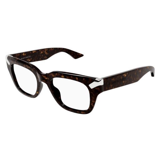 Alexander-McQueen AM0443O Eyeglasses 002 HAVANA 51mm
