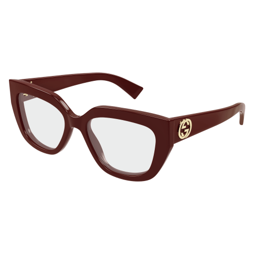 Gucci GG1847O Eyeglasses 003 BURGUNDY 53mm