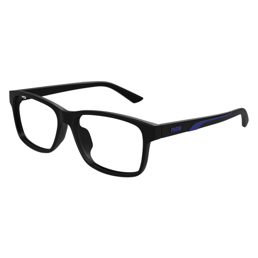Puma PU0475OA Eyeglasses 002 BLACK 57mm