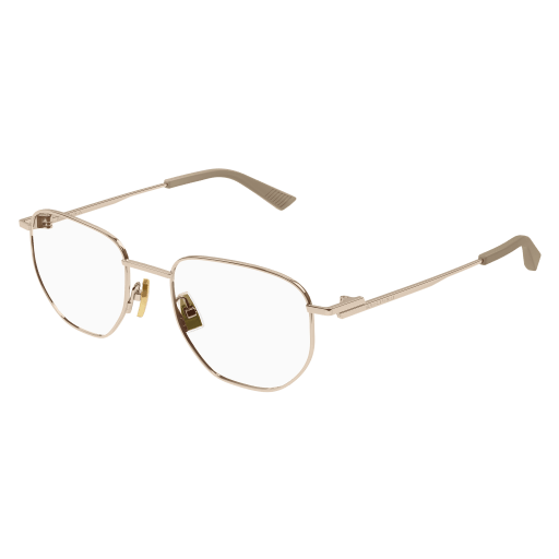 Bottega-Veneta BV1301O Eyeglasses 003 GOLD 50mm