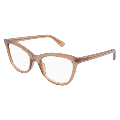 Bottega-Veneta BV1226O Eyeglasses 011 BROWN 52mm