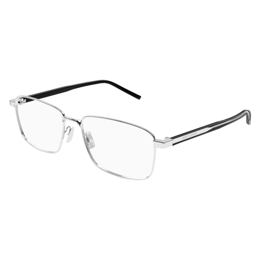 Saint-Laurent SL 666 Eyeglasses 002 SILVER 55mm