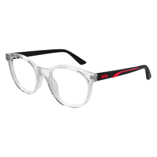 Puma PJ0078O Eyeglasses 003 CRYSTAL 48mm