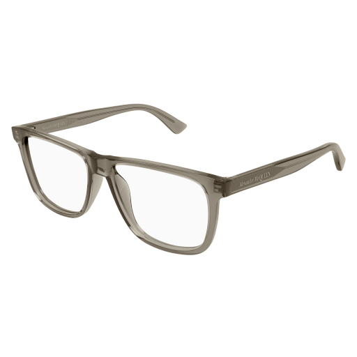 Alexander-McQueen AM0463O Eyeglasses 005 BROWN 56mm