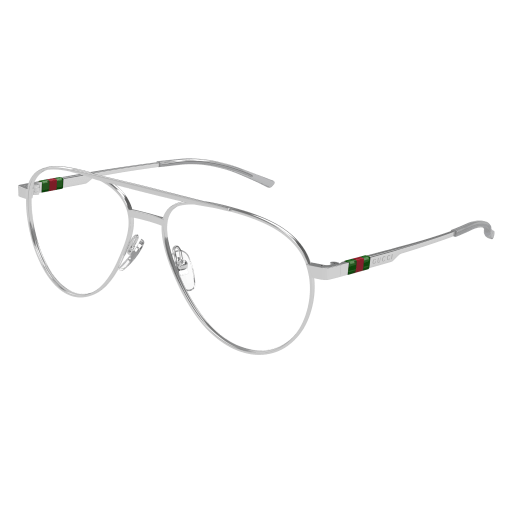 Gucci GG1679O Eyeglasses 001 SILVER 56mm