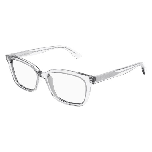 Alexander-McQueen AM0464O Eyeglasses 004 CRYSTAL 52mm