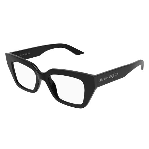 Alexander-McQueen AM0453O Eyeglasses 001 BLACK 49mm