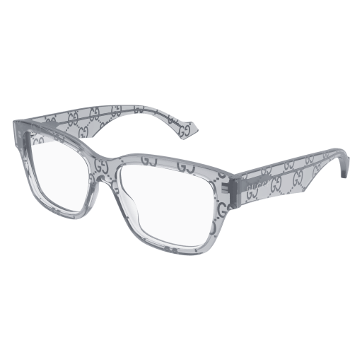 Gucci GG1428O Eyeglasses 011 GREY 55mm