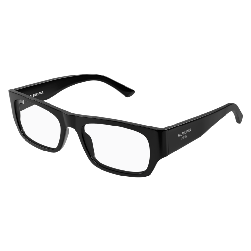 Balenciaga BB0370O Eyeglasses 001 BLACK 54mm