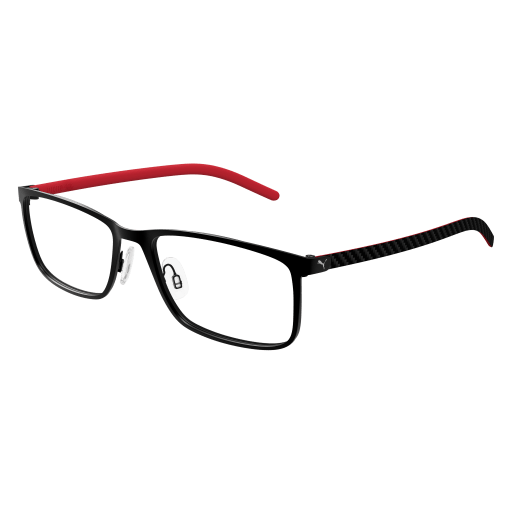 Puma PU0490O Eyeglasses 002 BLACK 58mm