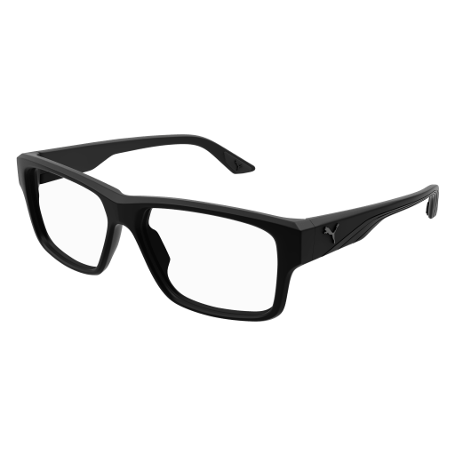 Puma PU0446O Eyeglasses 002 BLACK 57mm