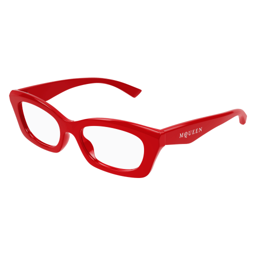 Alexander-McQueen AM0474O Eyeglasses 003 RED 52mm