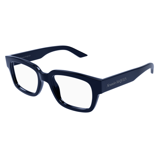 Alexander-McQueen AM0454O Eyeglasses 003 BLUE 52mm
