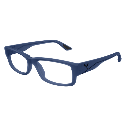 Puma PU0440O Eyeglasses 005 BLUE 57mm