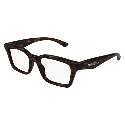 Alexander-McQueen AM0476O Eyeglasses 002 HAVANA 53mm