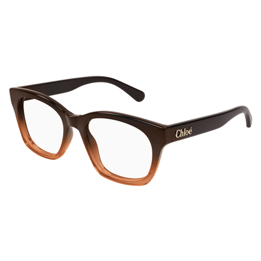 Chloé CH0244O Eyeglasses 008 BROWN 52mm