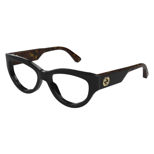 Gucci GG1665O Eyeglasses 005 BLACK 53mm
