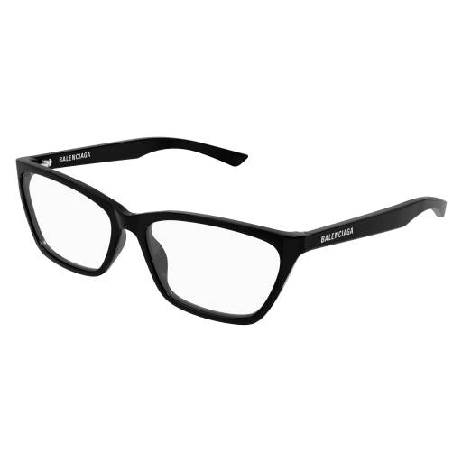 Balenciaga BB0406O Eyeglasses 001 BLACK 59mm