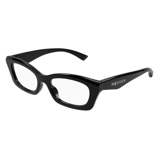 Alexander-McQueen AM0474O Eyeglasses 001 BLACK 52mm