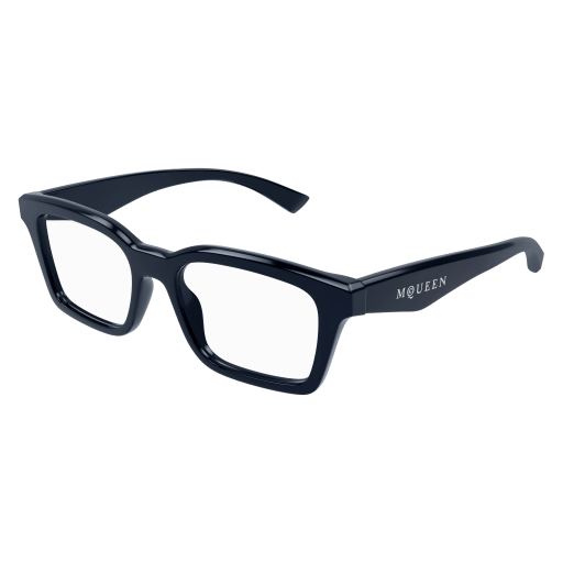 Alexander-McQueen AM0476O Eyeglasses 003 BLUE 53mm