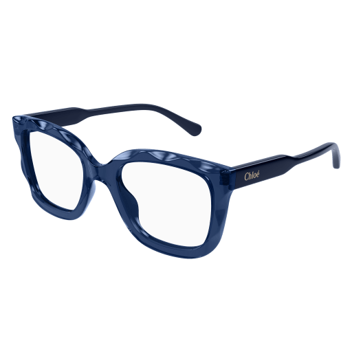 Chloé CH0229O Eyeglasses 004 BLUE 52mm