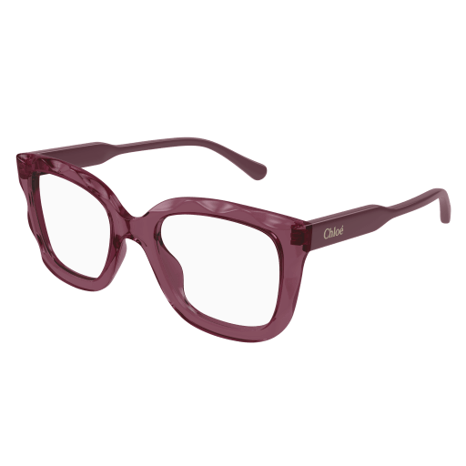 Chloé CH0229O Eyeglasses 003 BURGUNDY 52mm