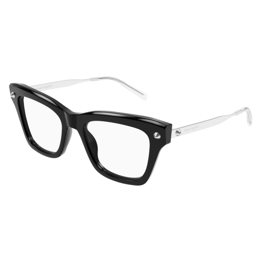 Alexander-McQueen AM0484O Eyeglasses 005 BLACK 52mm