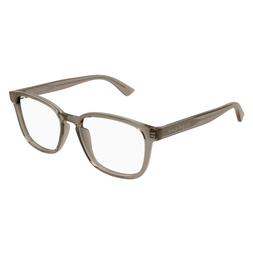 Alexander-McQueen AM0462O Eyeglasses 005 BROWN 53mm