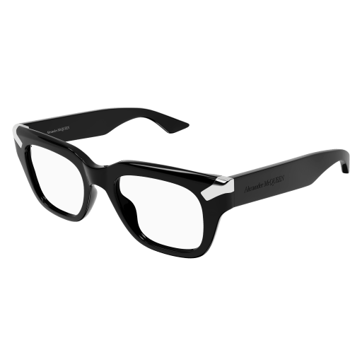 Alexander-McQueen AM0443O Eyeglasses 001 BLACK 51mm